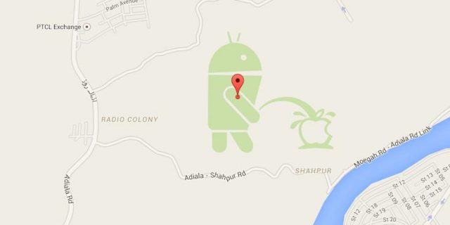 Google Hapus Gambar “Android Pipis di Logo Apple”