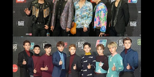 EXO dan Bigbang Seri Di MAMA 2015