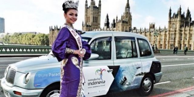 Di London, Putri Pariwisata Indonesia Pamerkan Keindahan Indonesia